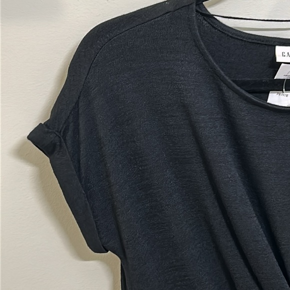 Gap Softspun Short Sleeve Twist-Knot Midi Dress NWT - Picture 5 of 9